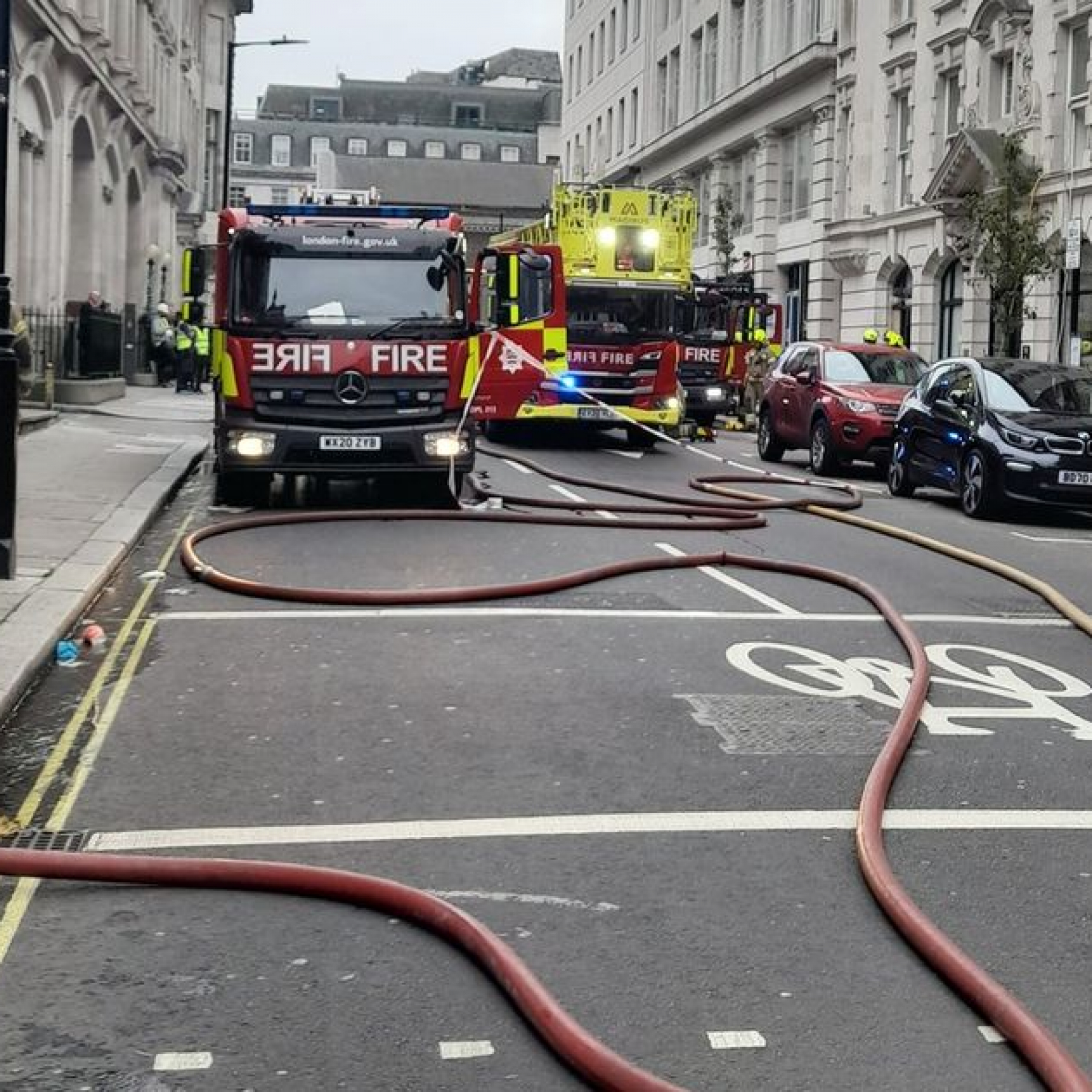 Marylebone fire: Six engines and 40 firefighters called to office block fire as 75 evacuated