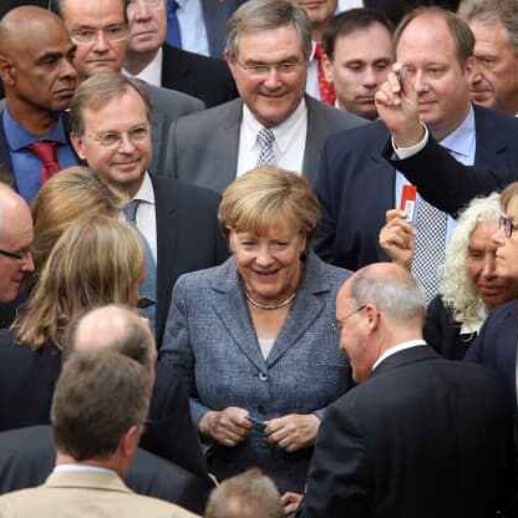 Germanys Angela Merkel remains globally popular … just not in austerity-hit Greece