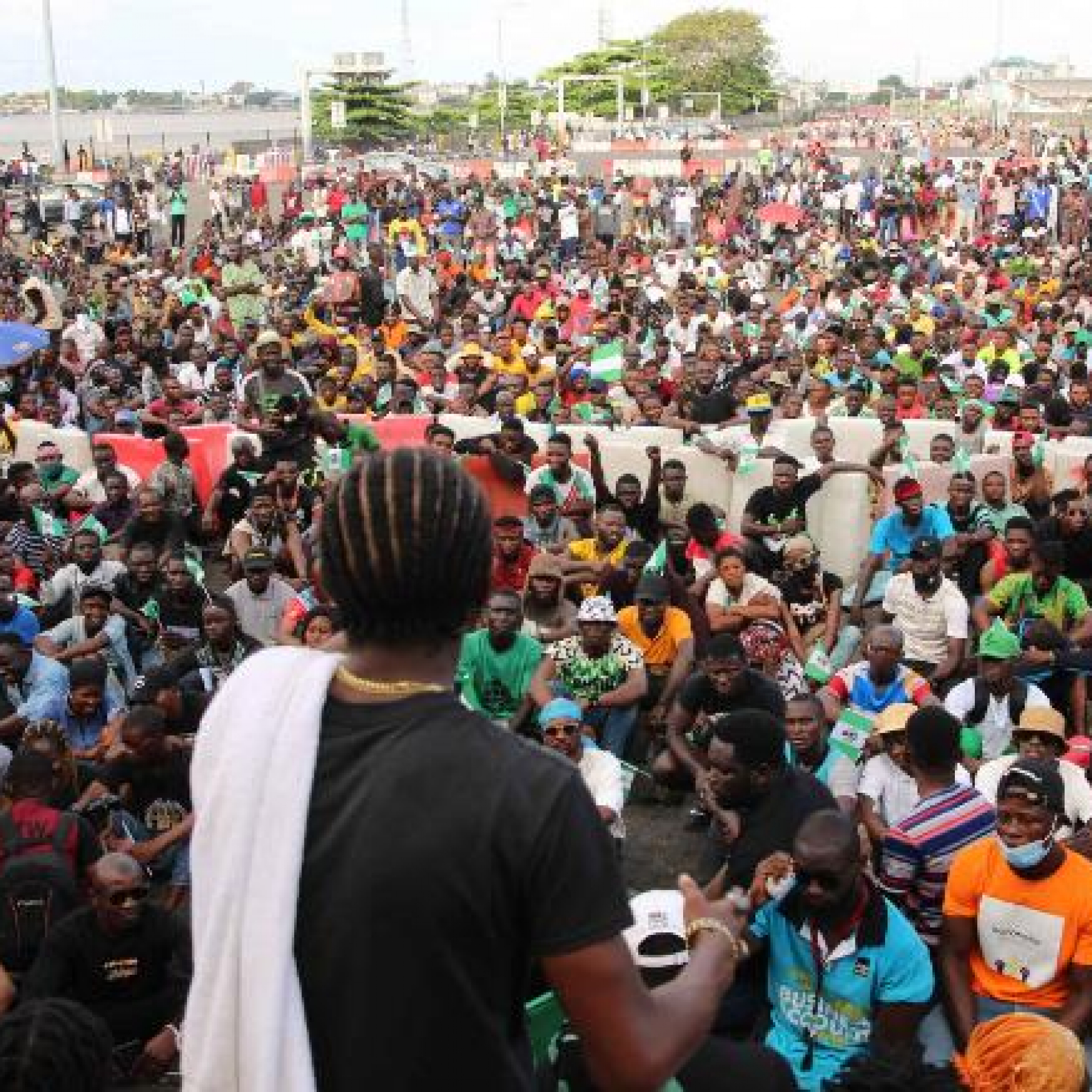 End SARS protesters reject Lagos governors peace walk reconciliation gesture