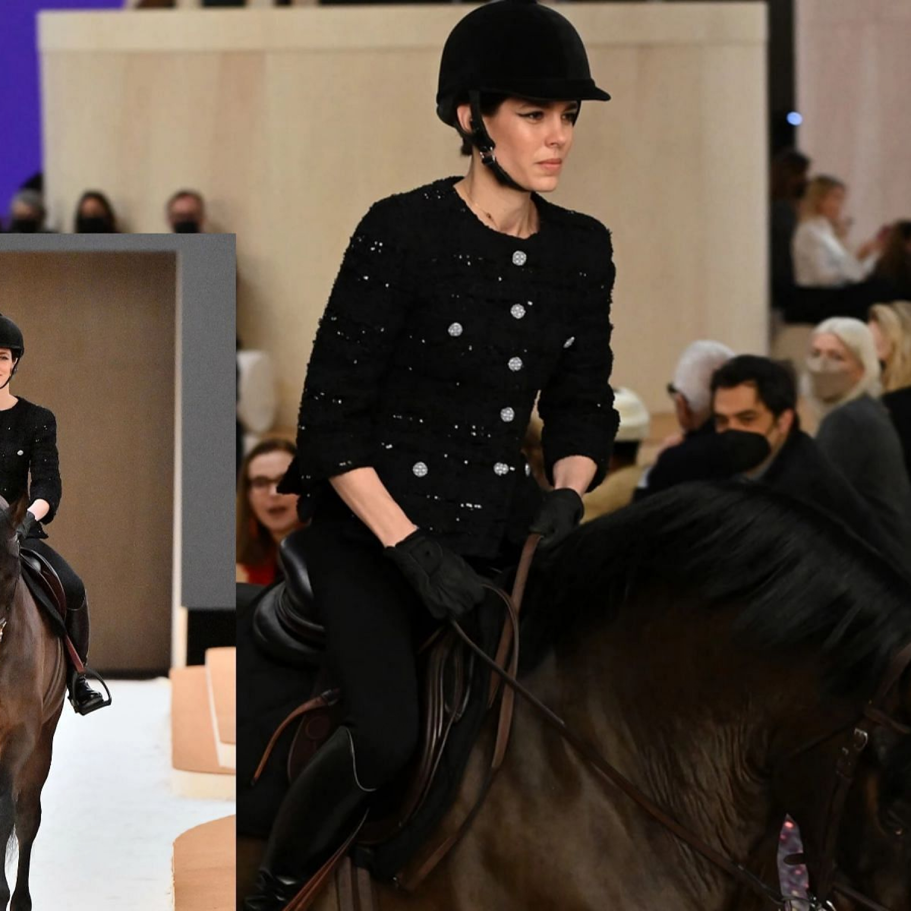 Chanel sends princess on horseback down the runway in Paris