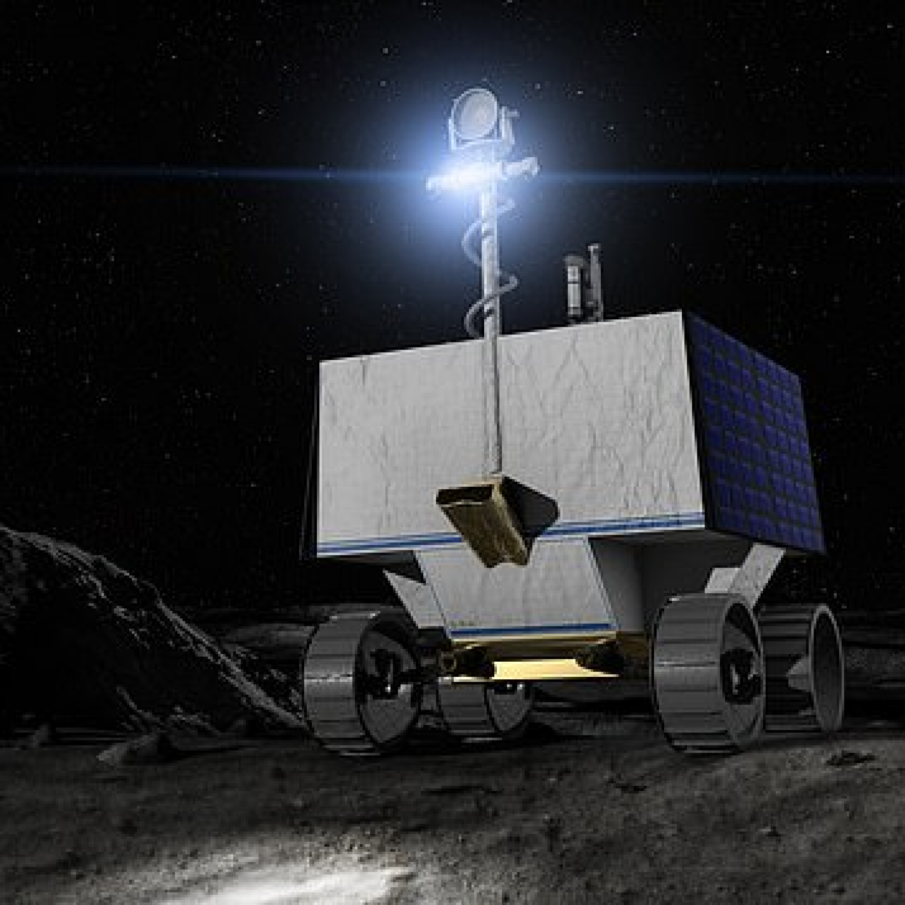 Nasa selects landing site for Moon rover mission