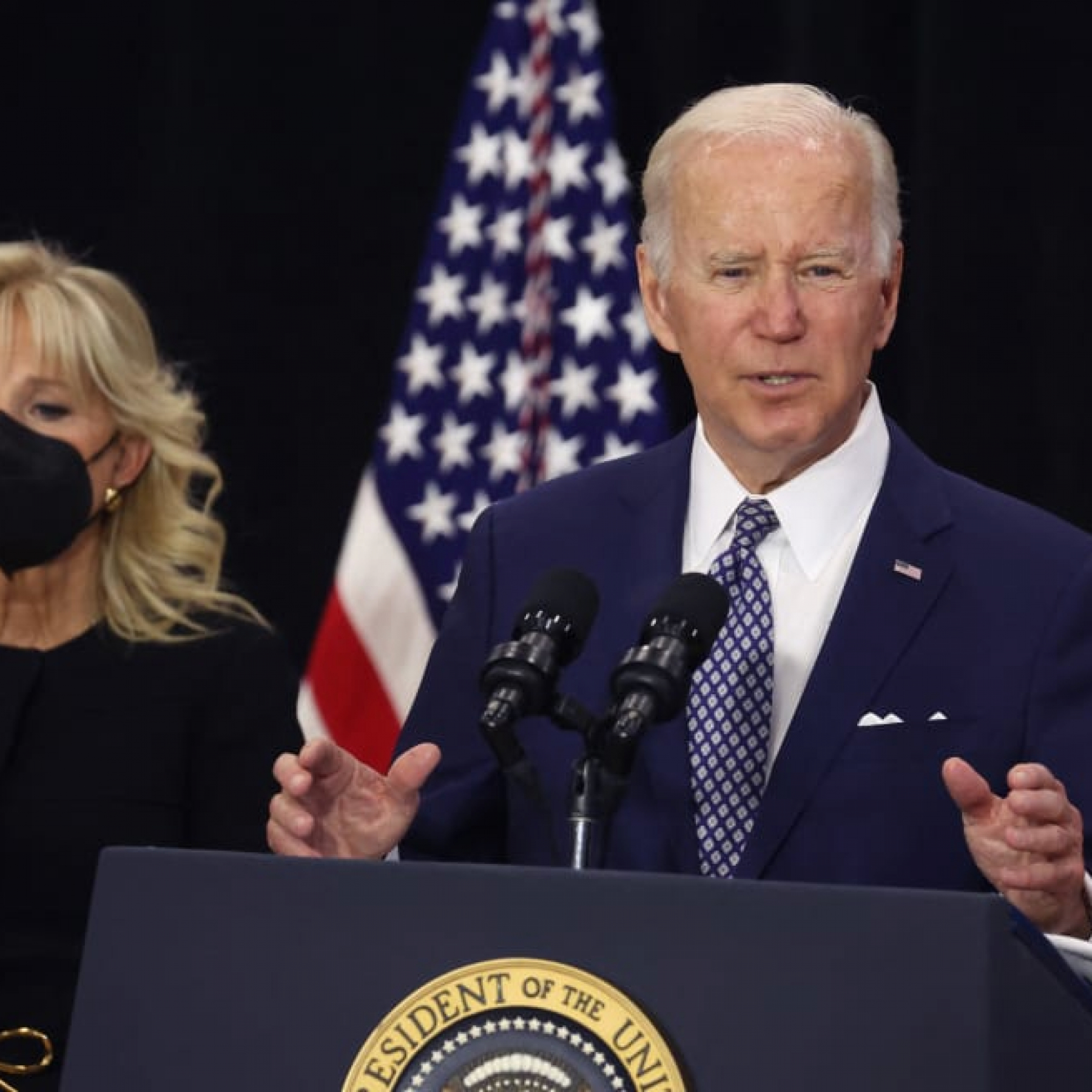 Biden rebukes poison of white supremacy
