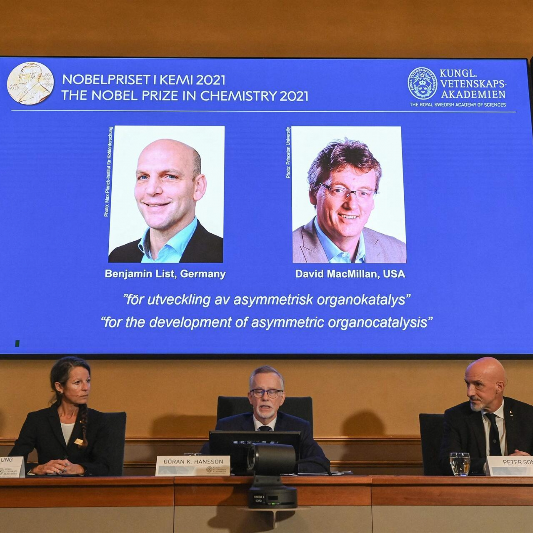 Nobel in chemistry honours pair for new way of building molecules