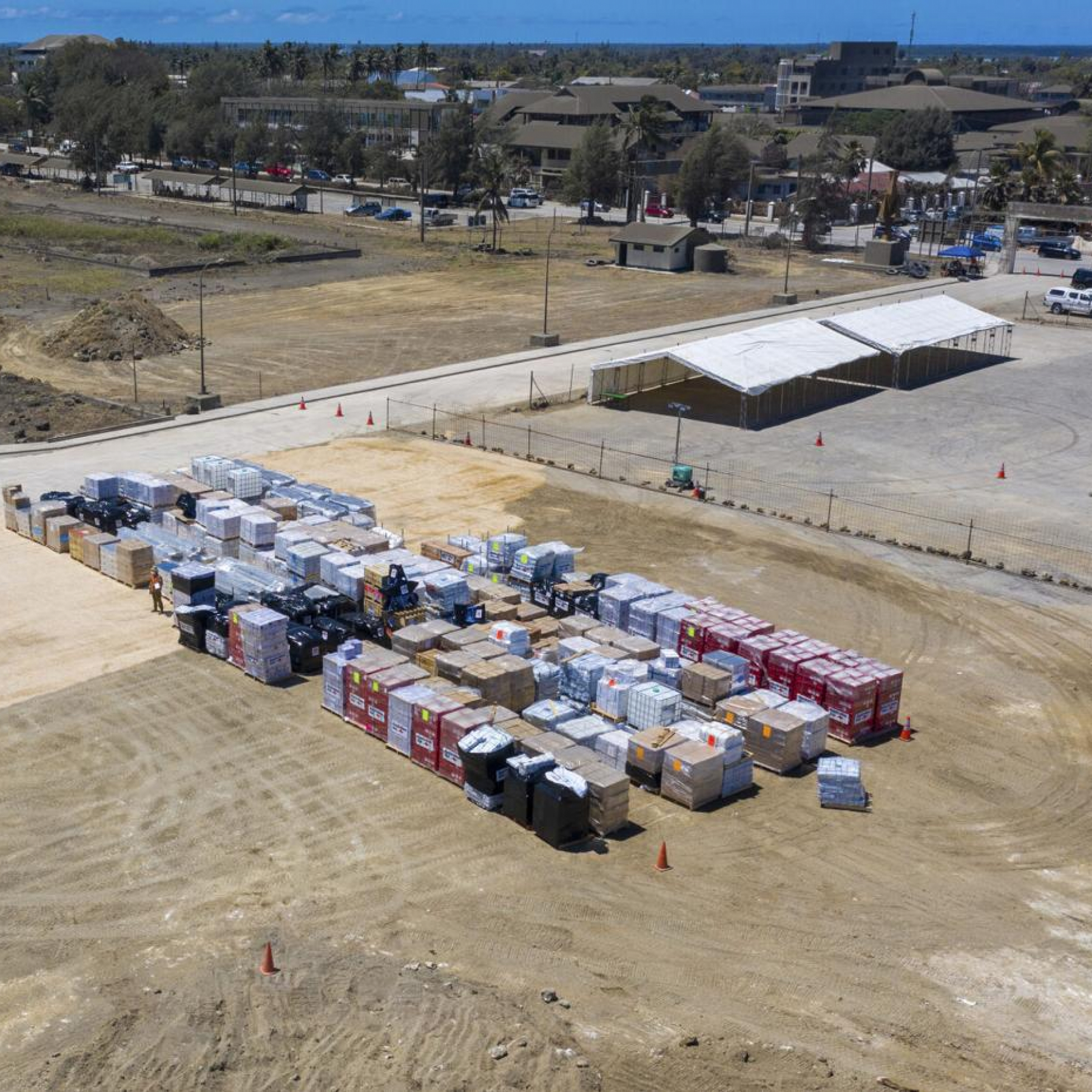 Virus enters Tonga along with disaster aid lockdown planned