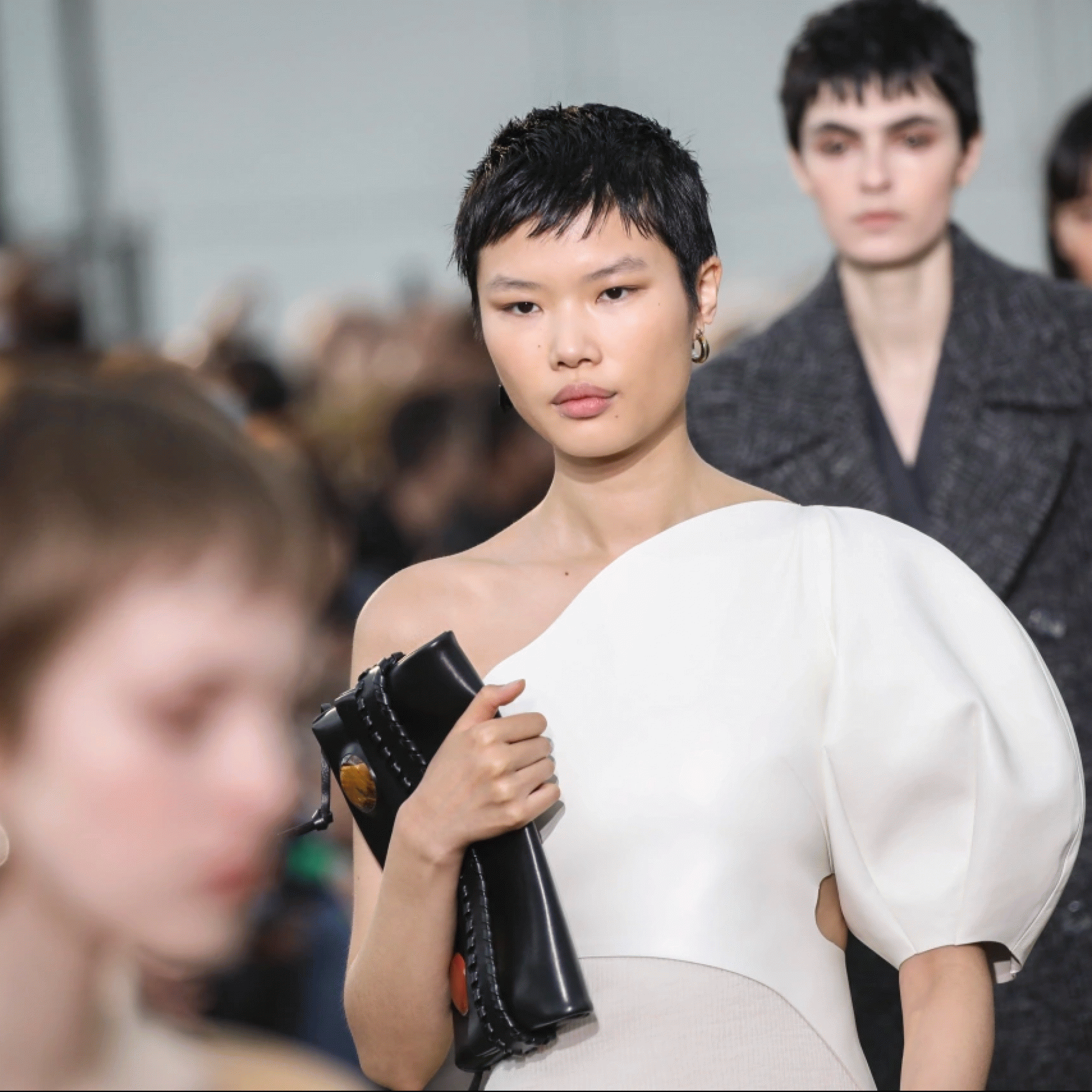 Ecology Ukraine and nuns inspire eclectic Paris fashion