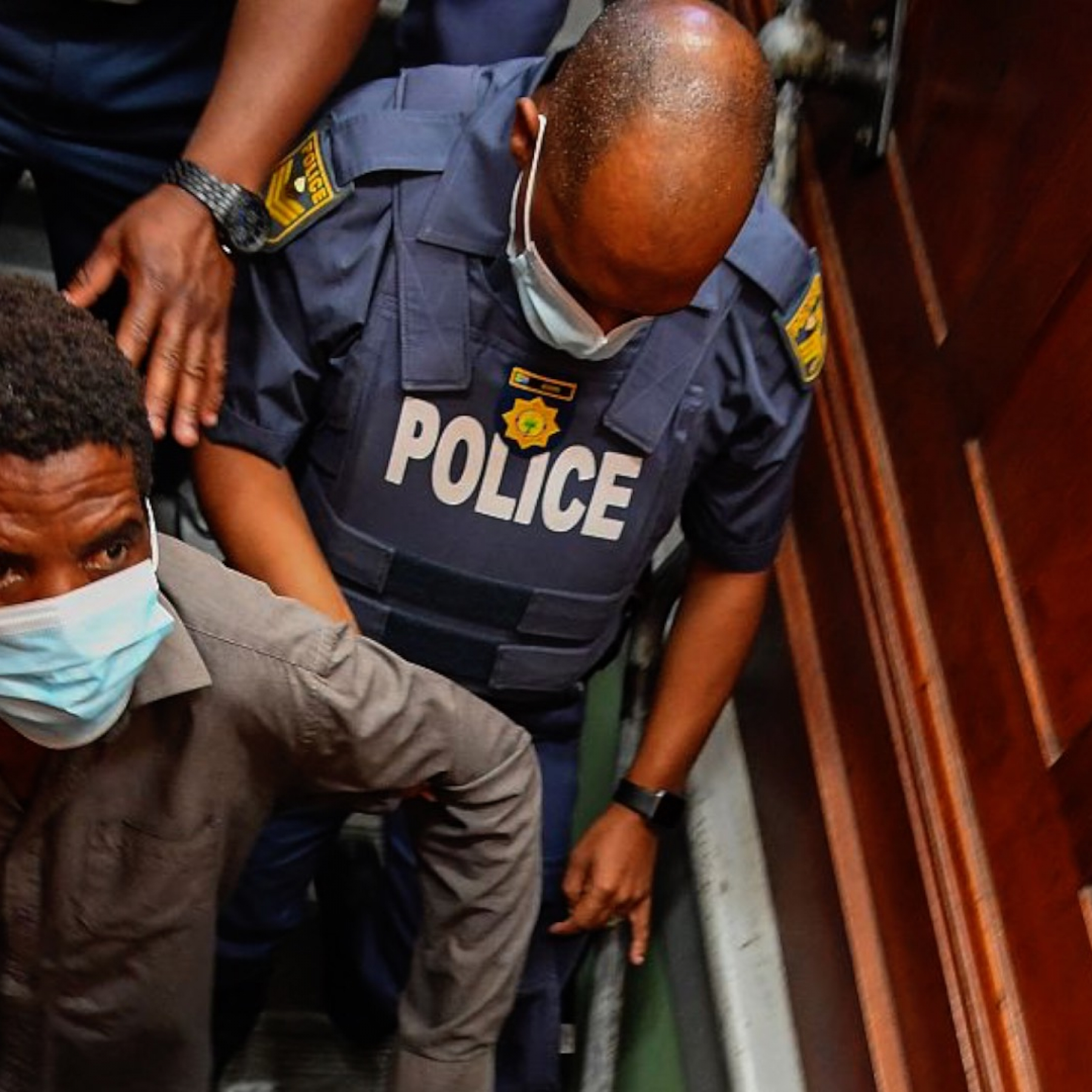 South Africa Parliament arson suspect appears in court