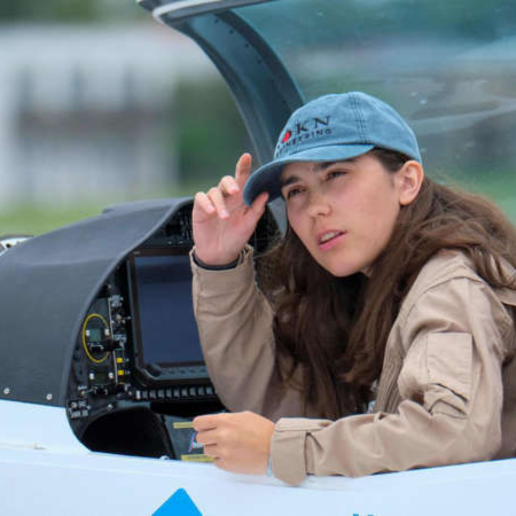 Teen pilot attempting record-breaking flight around the world stops in Montreal