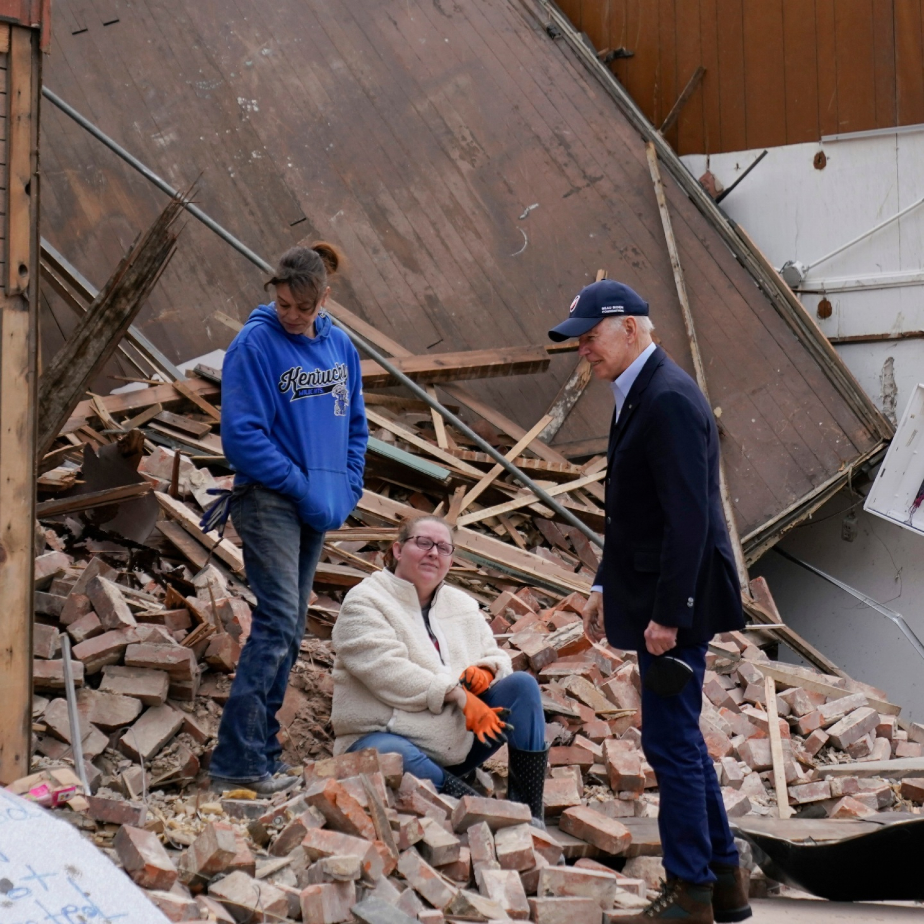 Biden visiting storm-ravaged Kentucky to offer aid support