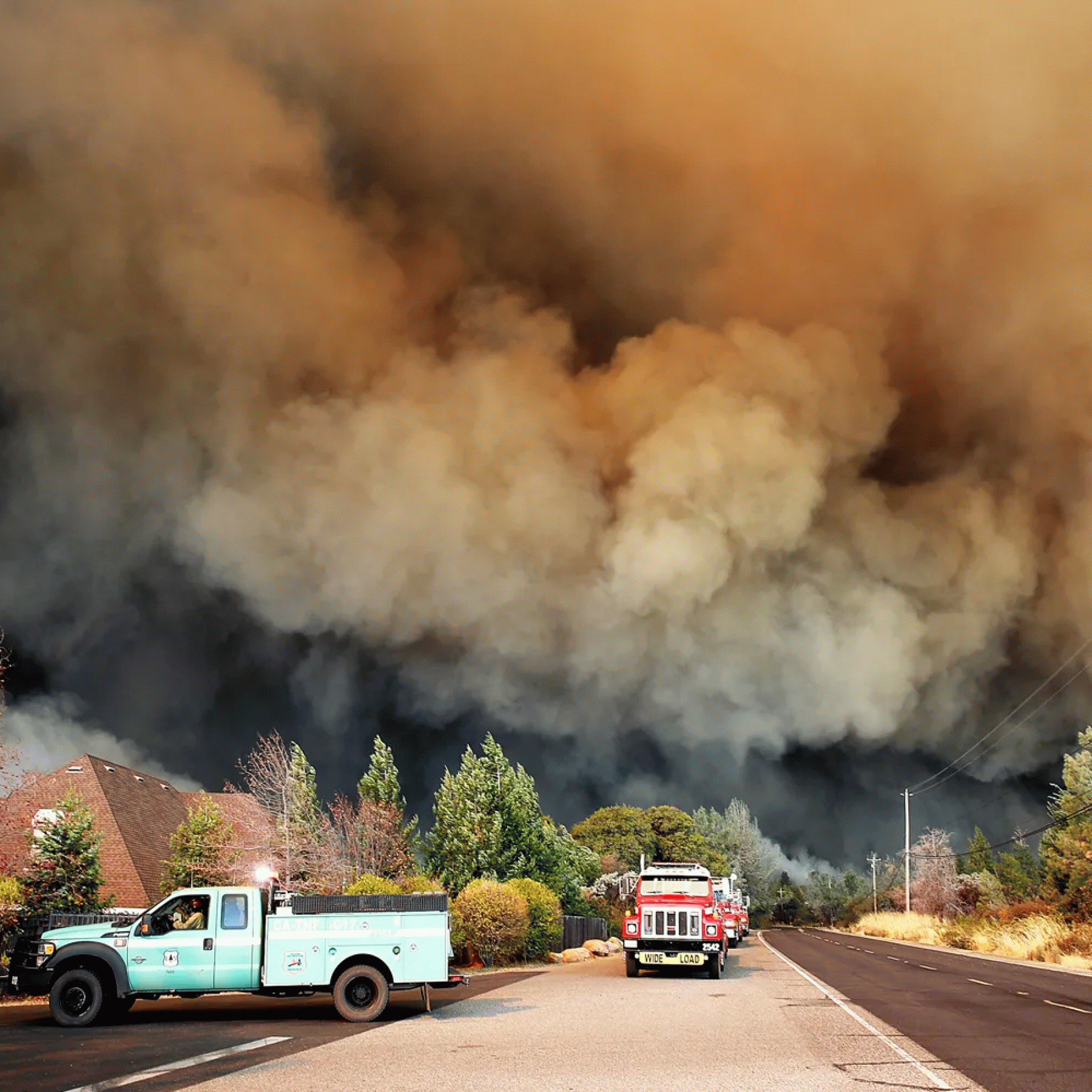 Big progress on wildfires but dangerous winds on the way