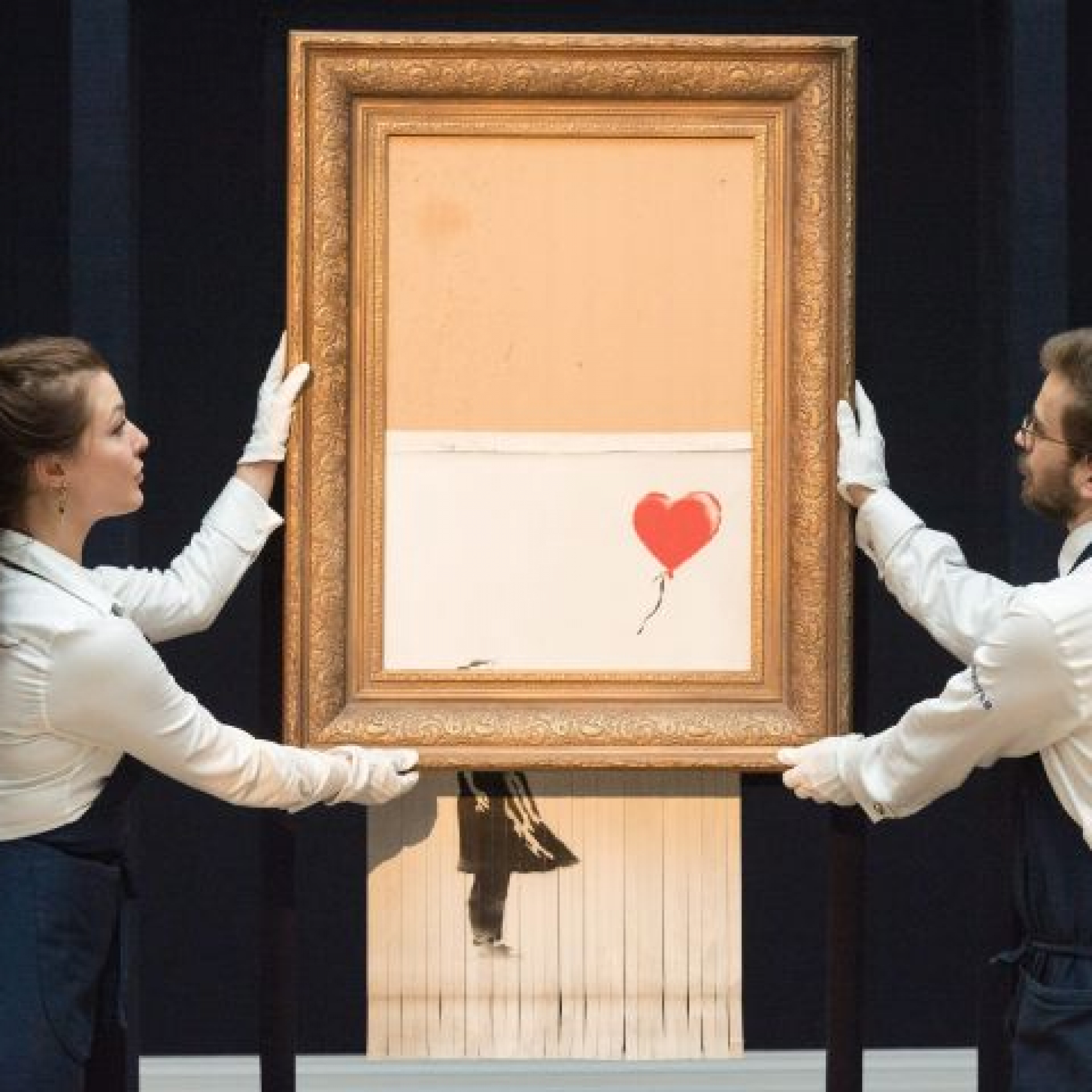 Half-shredded Banksy could fetch over $5 million at auction