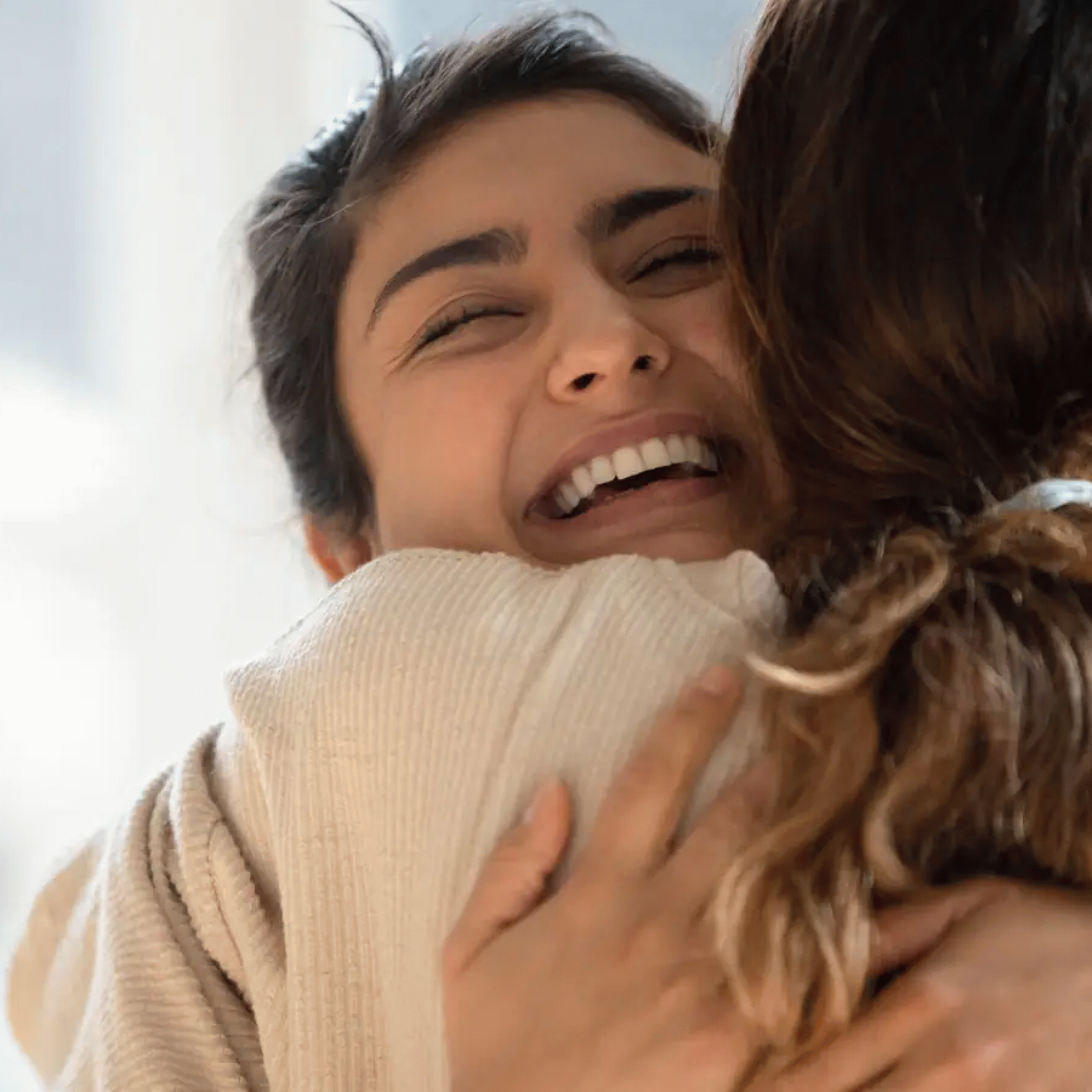 Hugs help women face stress study says. Men you are out of luck