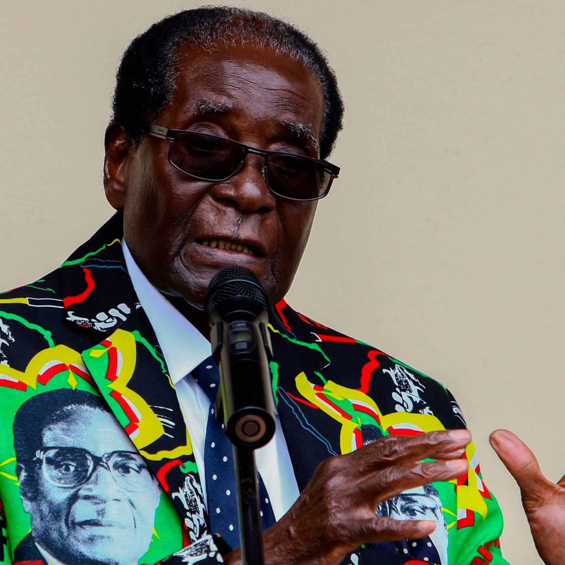 Robert Mugabe was president