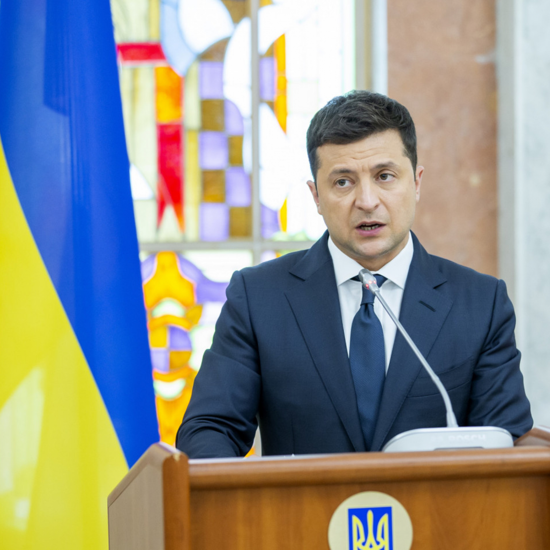 Ukraine leader discusses Russia tensions with US lawmakers