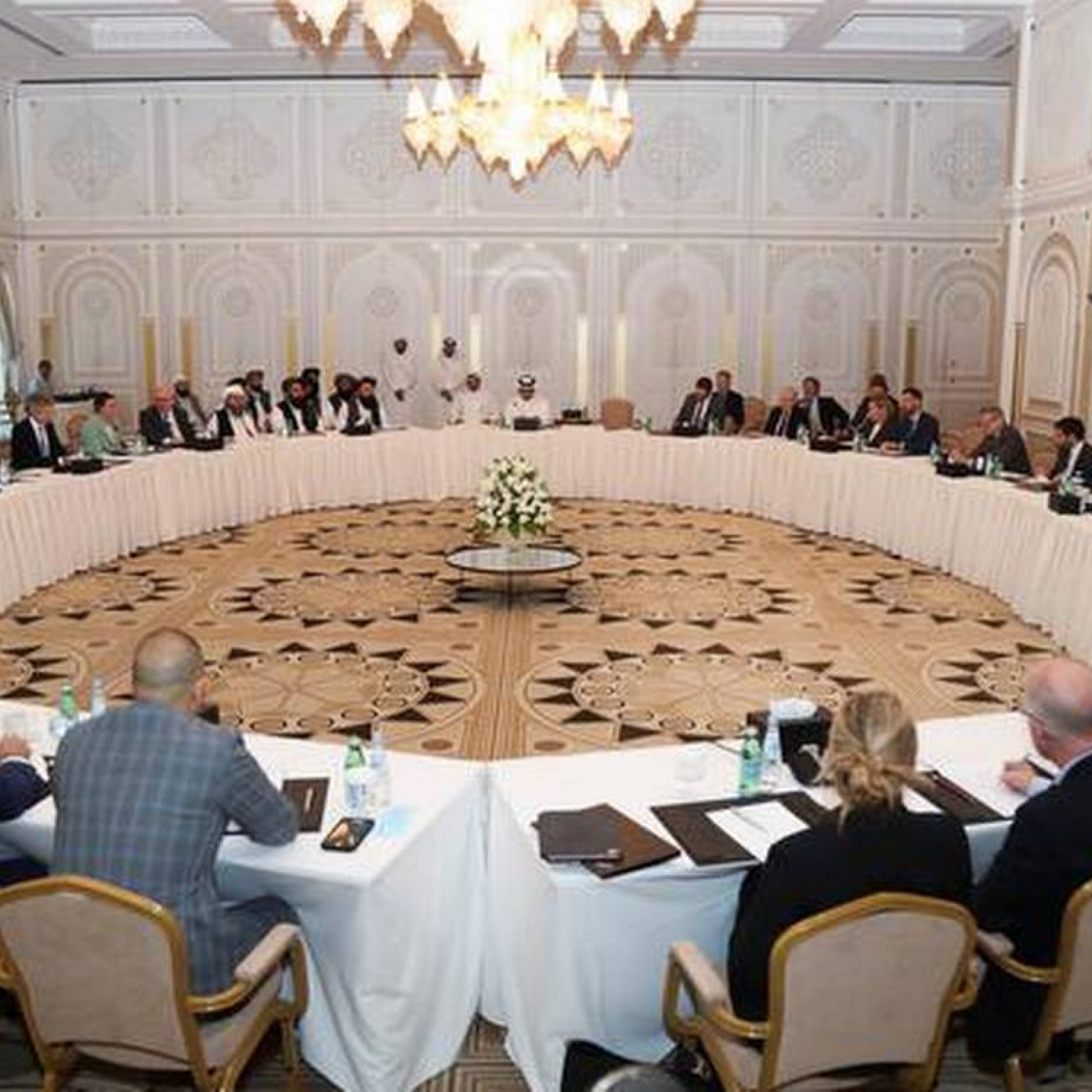 Taliban meet E.U.-U.S. team in Qatar