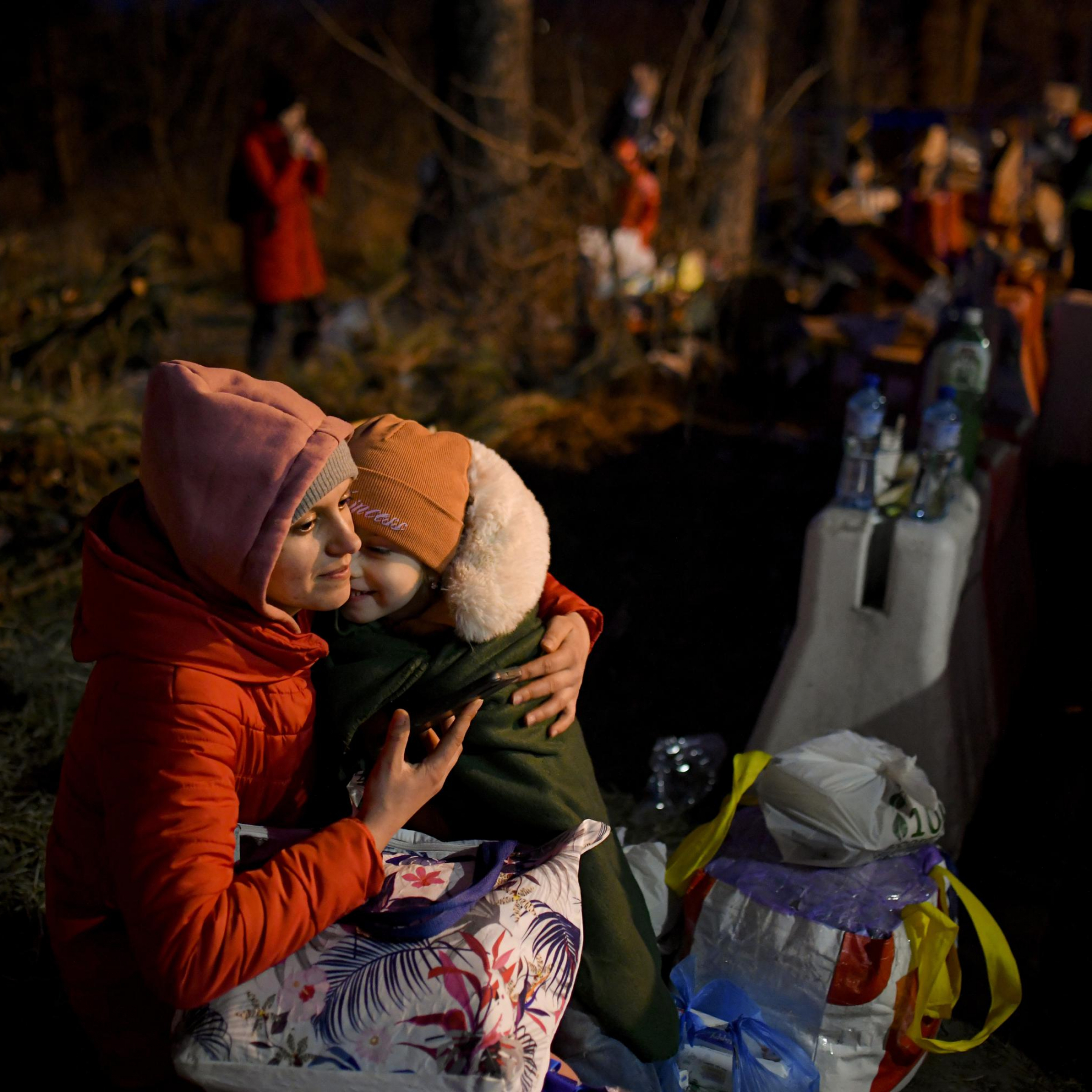 Ukrainians flee war seeking safety across western borders