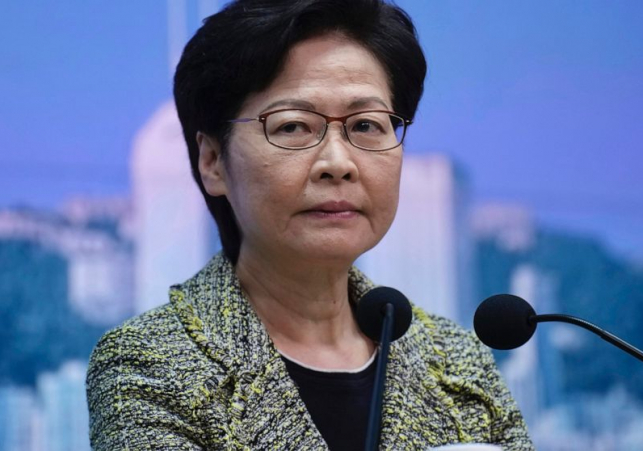Hong Kong leader: Groups crossing red lines should disband
