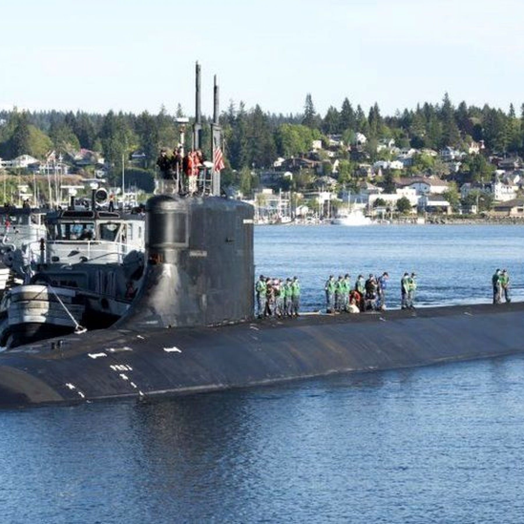 South China Sea: US submarine collides with unknown object