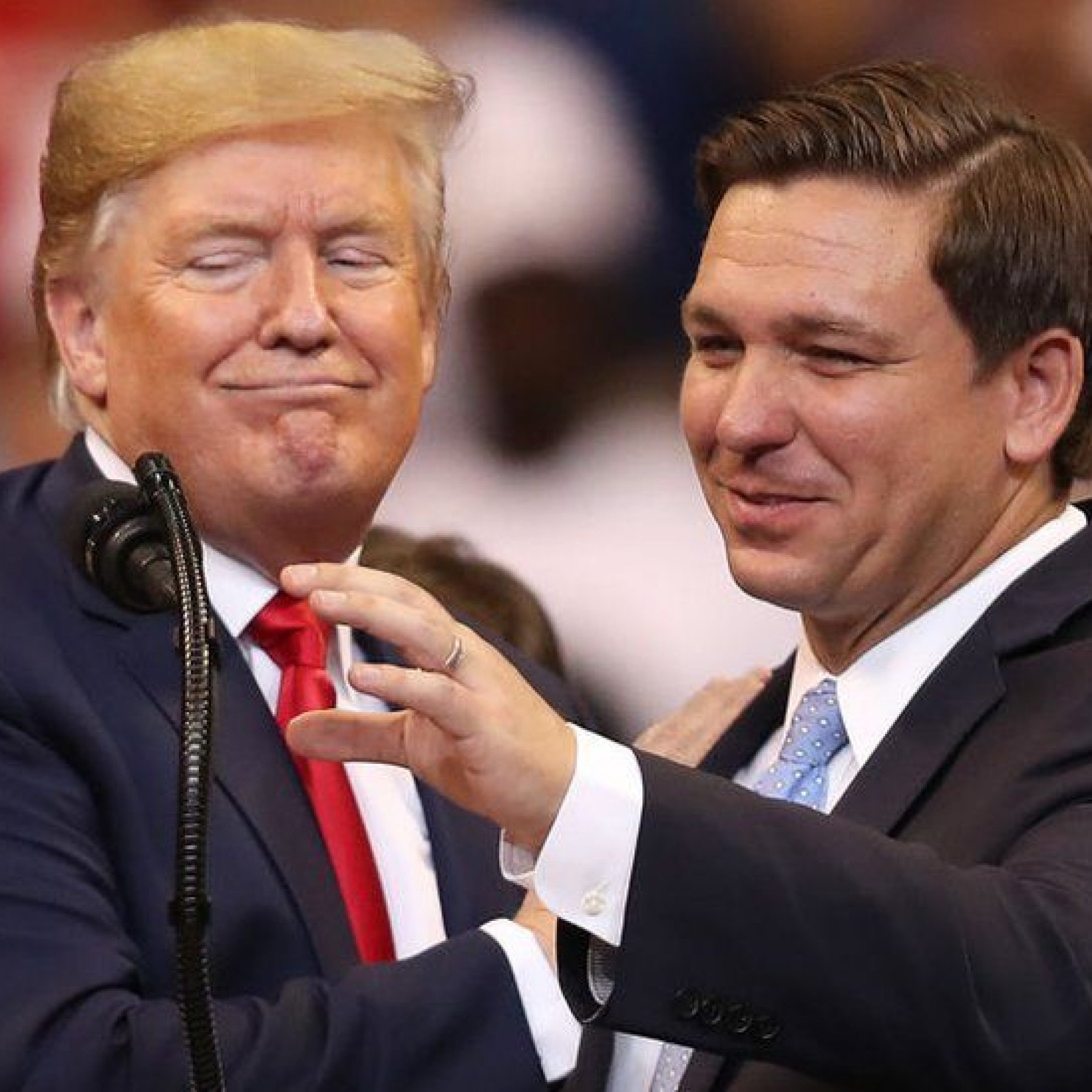 Both men are likely rivals for the Republican presidential nomination in 2024