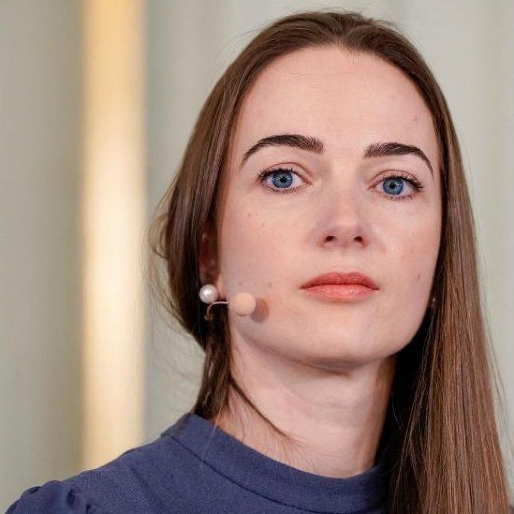 Ukrainian Oleksandra Matviichuk refused to be interviewed alongside one of her co-winners