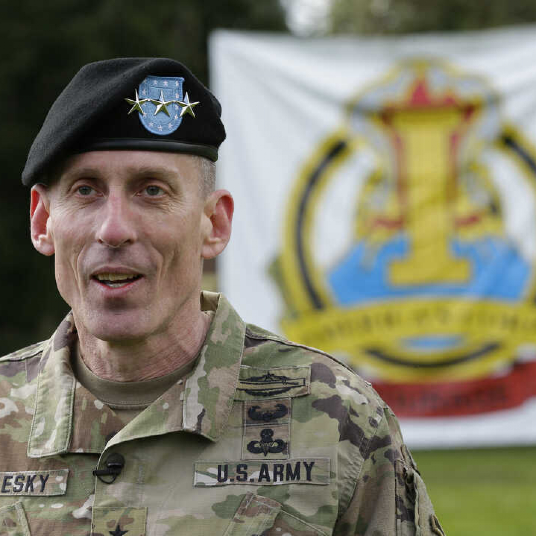 A three-star general was suspended by the Army after appearing to mock Jill Biden