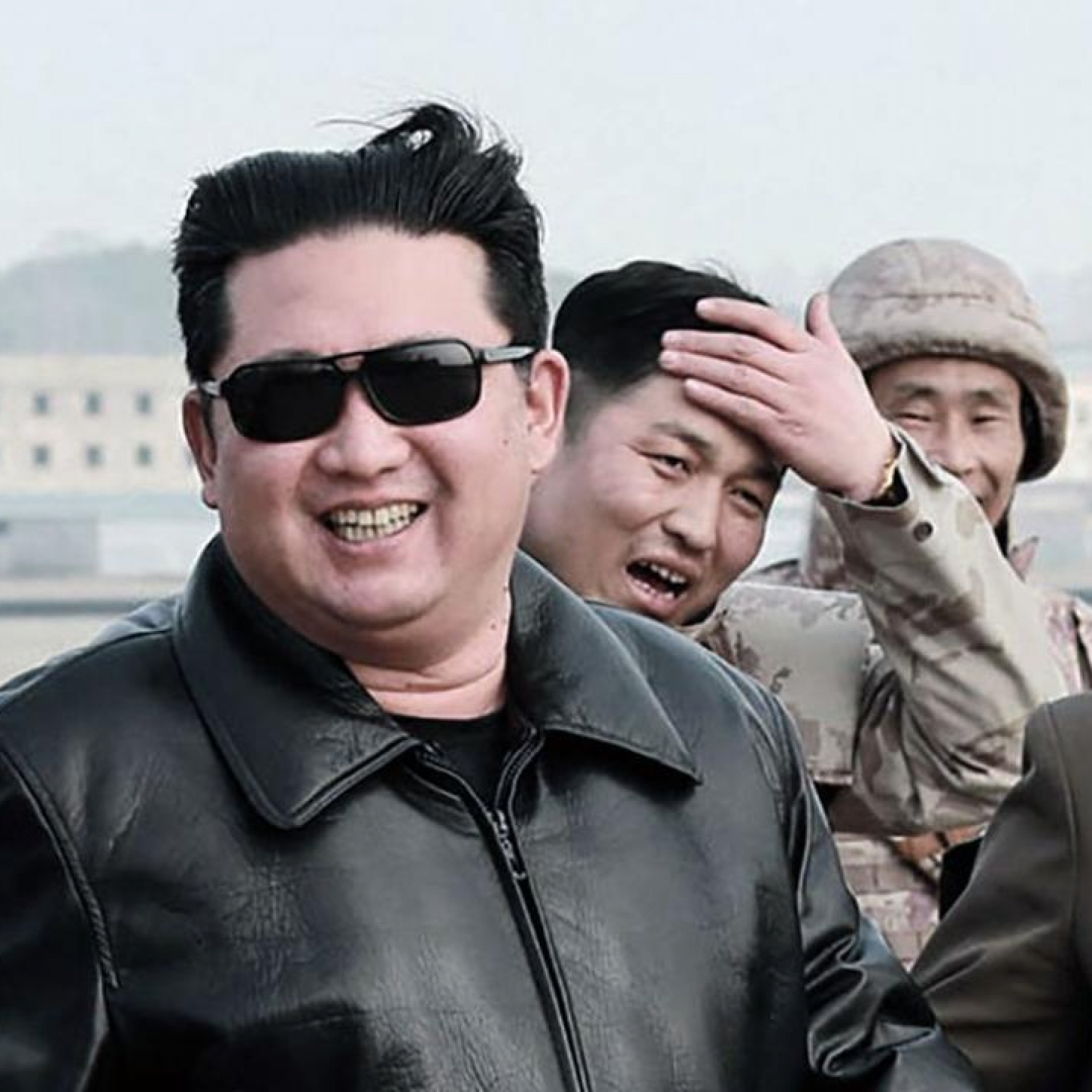 Kim Jong Un sports shiny leather jacket in Hollywood-style video for North Koreas missile launch