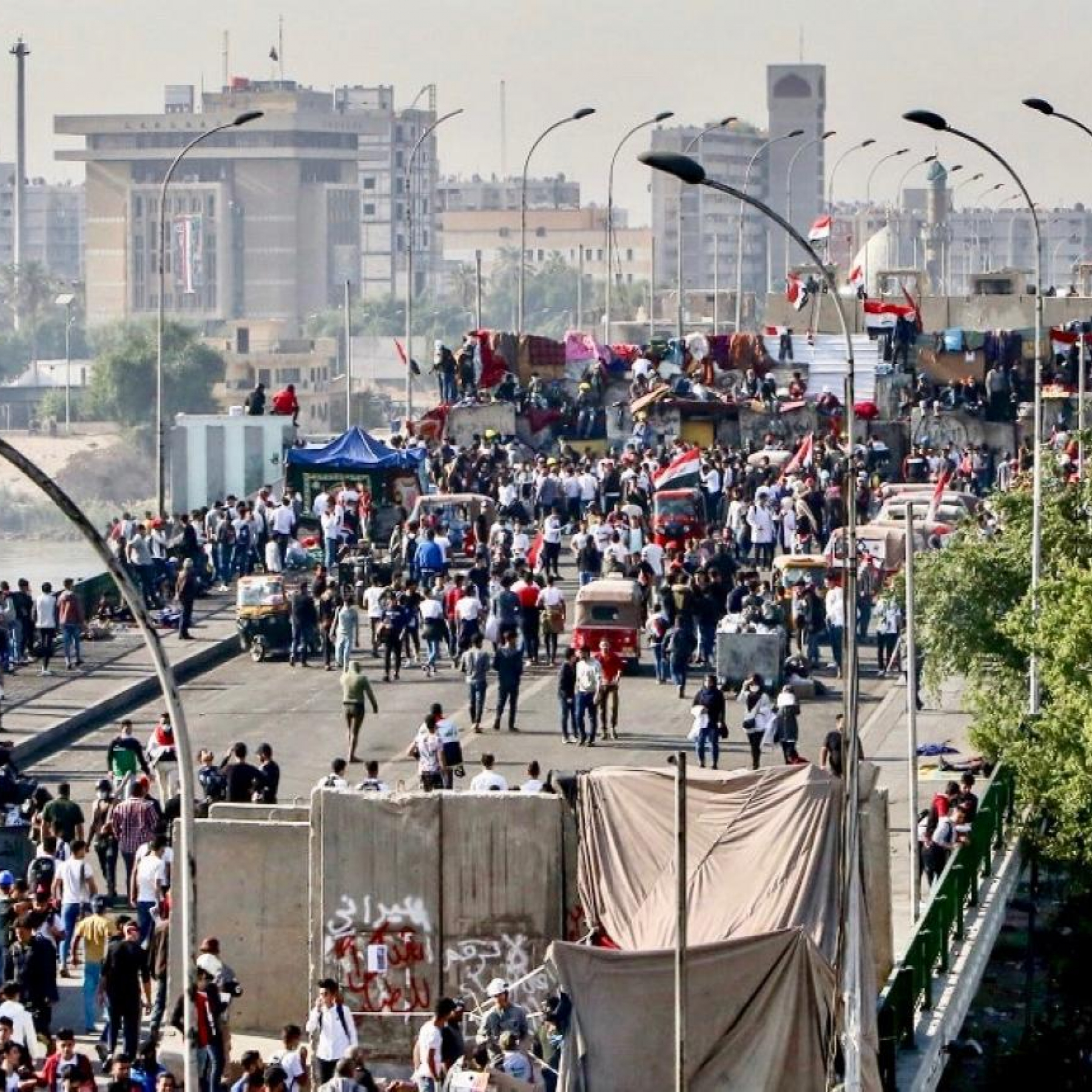 Rocket strikes Baghdads Green Zone injures 3 including children