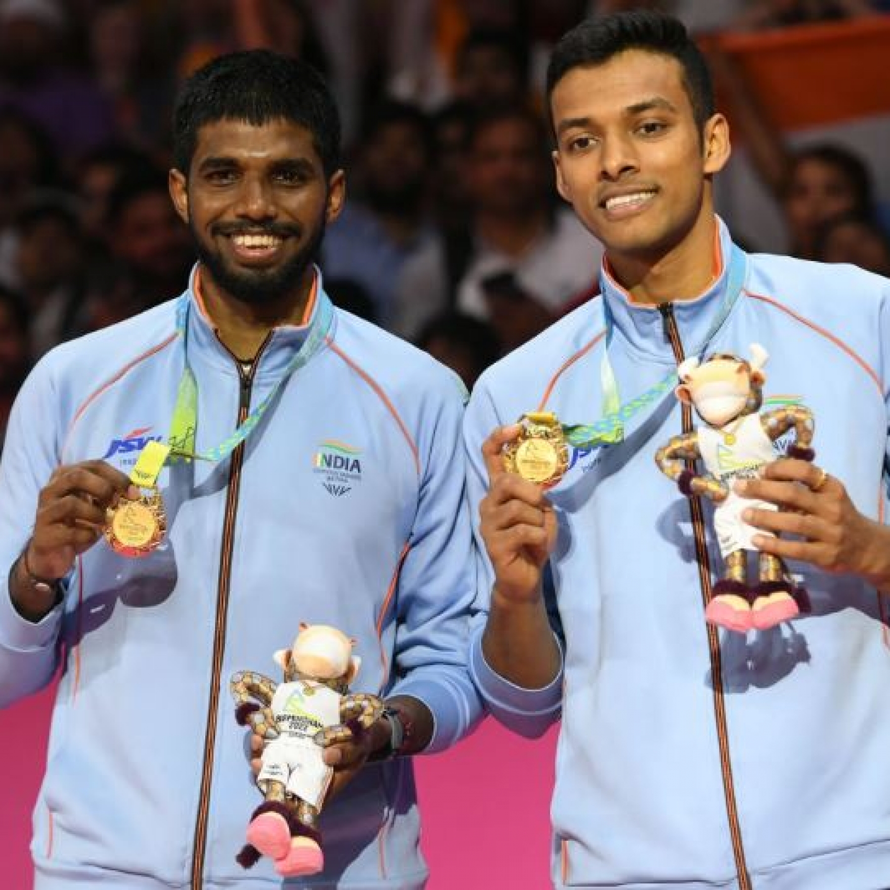 Chirag-Satwik pair win Indias third gold in badminton