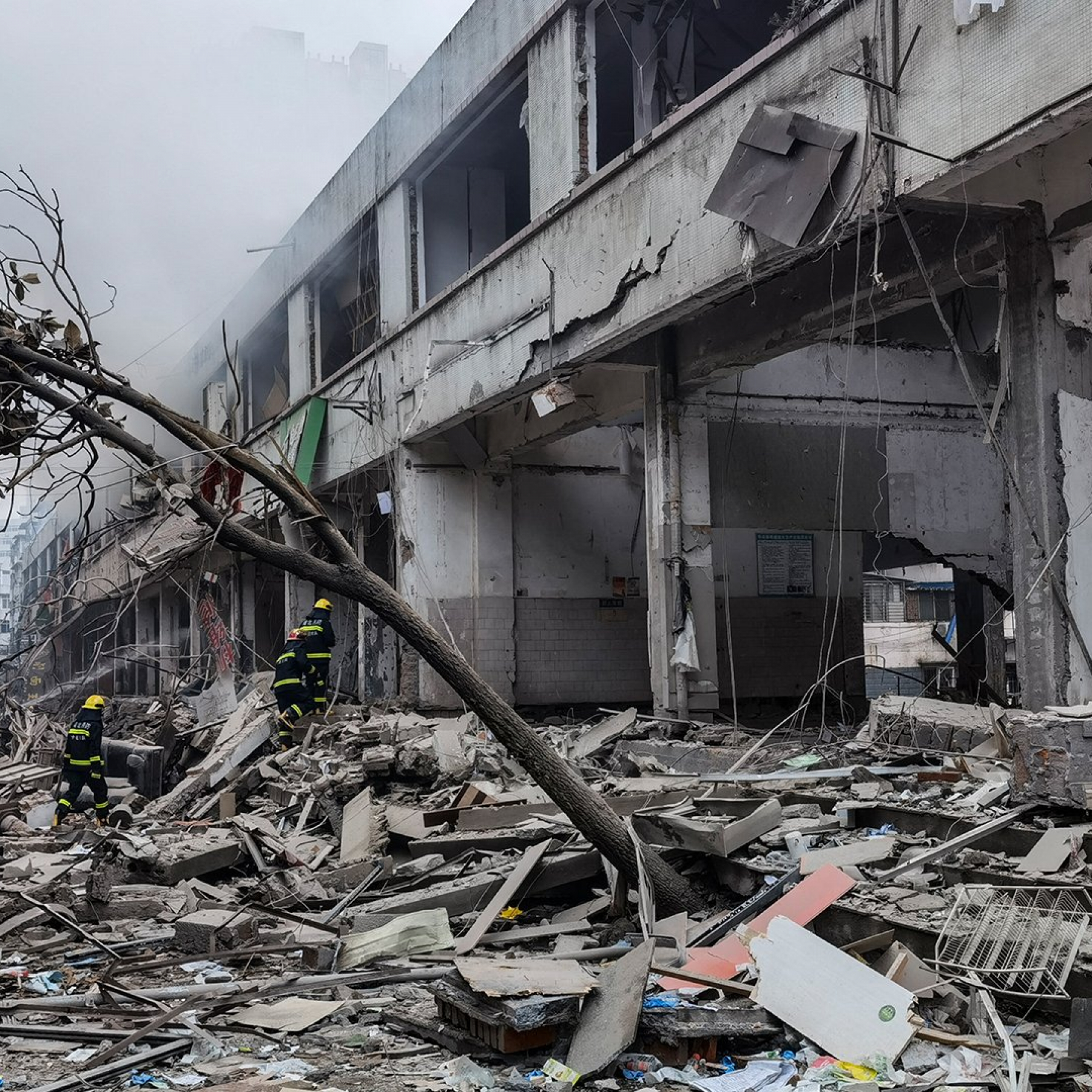 16 dead in lunchtime blast at cafeteria in southern China