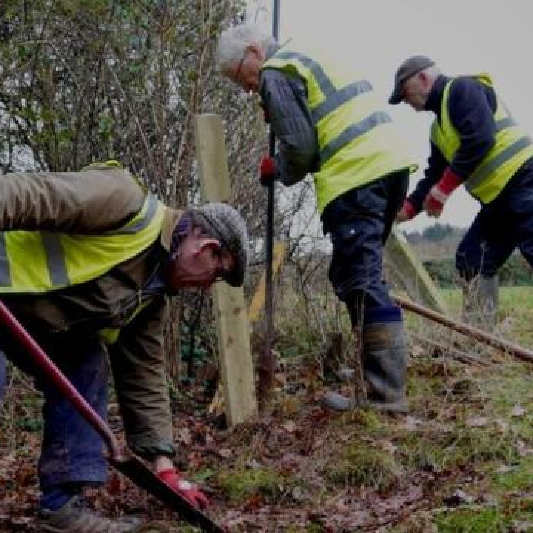 Andrew Stumpf works with other volunteers, and landowners, in Monmouthshire to repair local rights of way