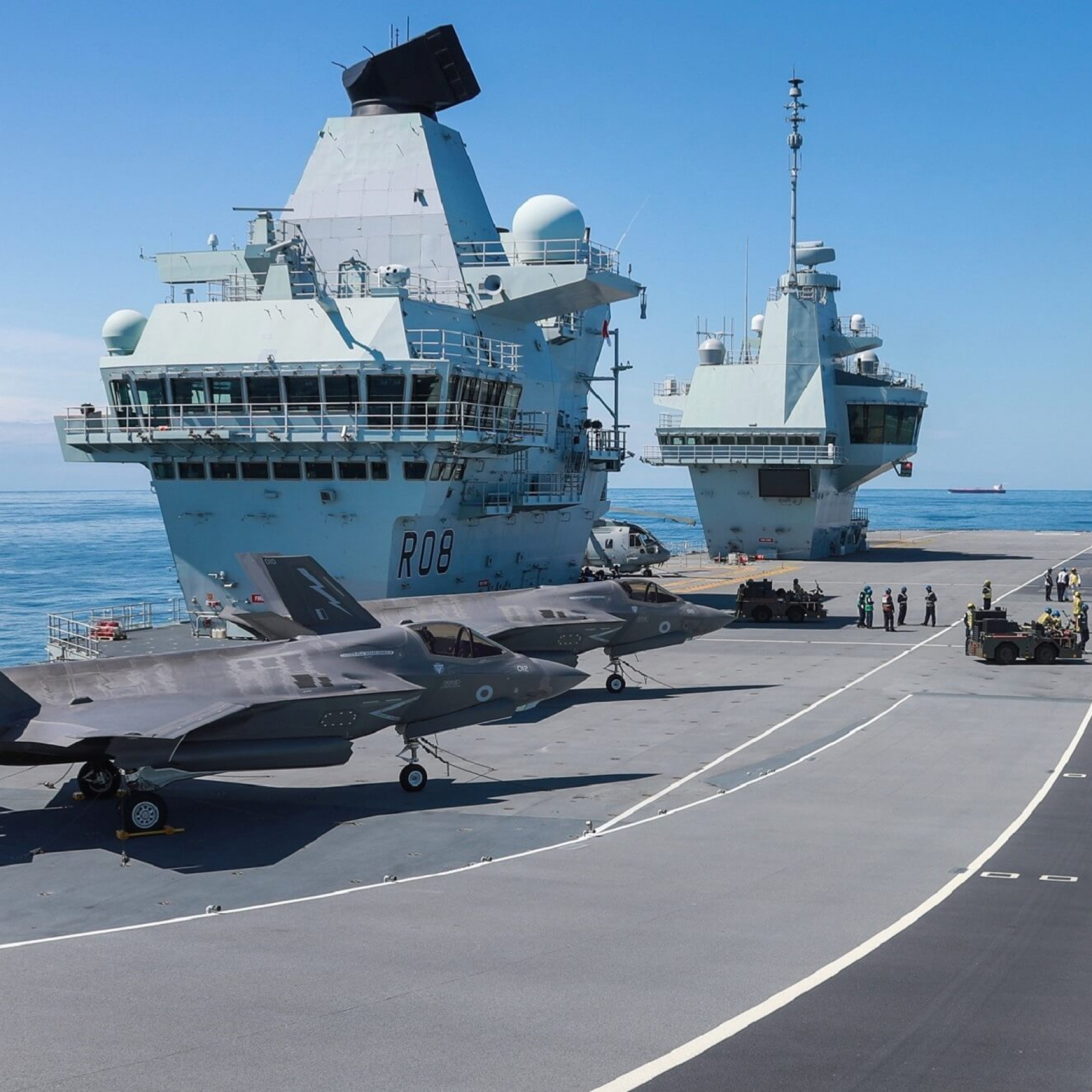 British F-35 fighter jet crashes while flying off aircraft carrier HMS Queen Elizabeth