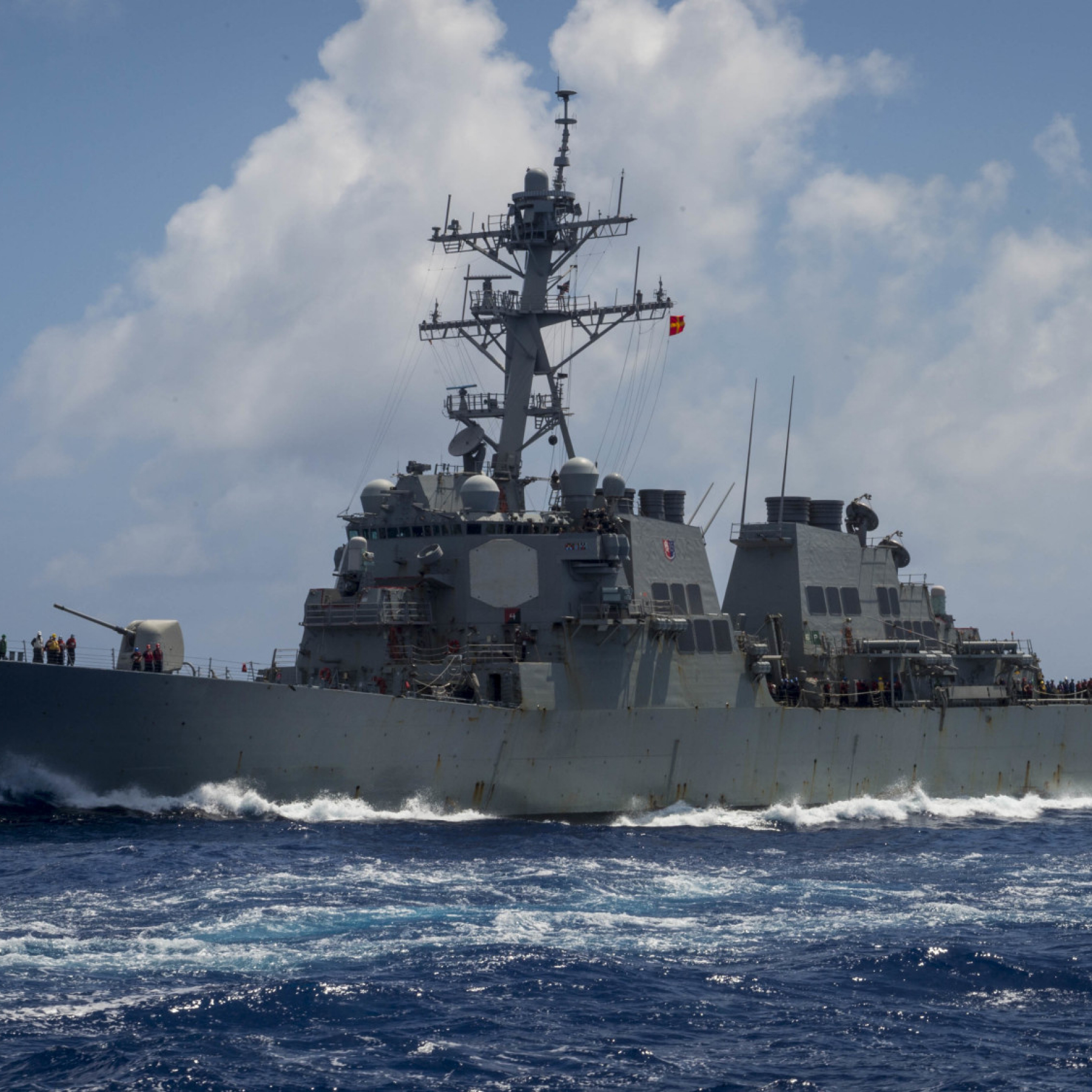 China angered as US sends destroyer through Taiwan Strait