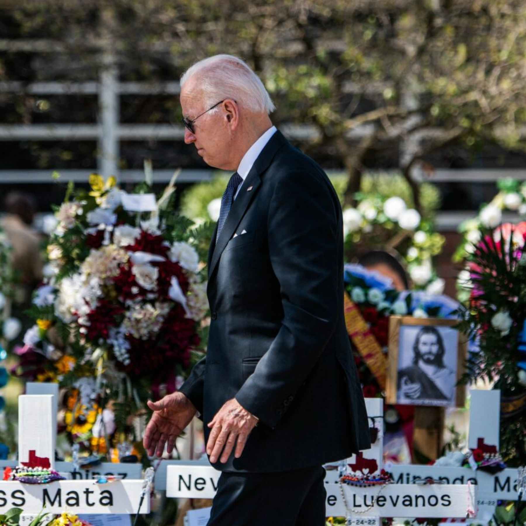 President Biden calls for assault weapons ban and other measures to curb gun violence