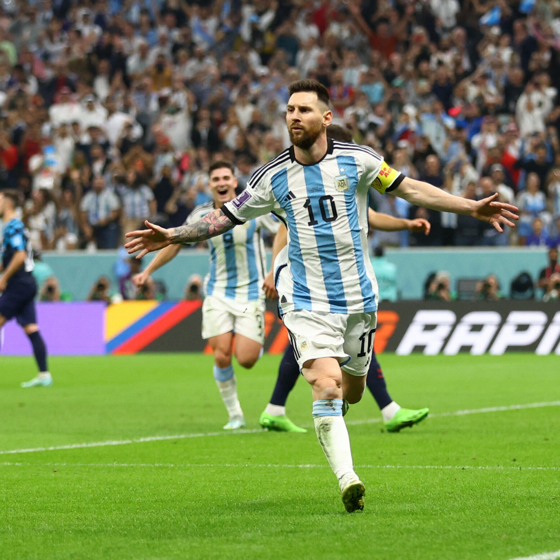 A dazzling performance from Lionel Messi led Argentina to their sixth World Cup final with victory over Croatia at Lusail Stadium.