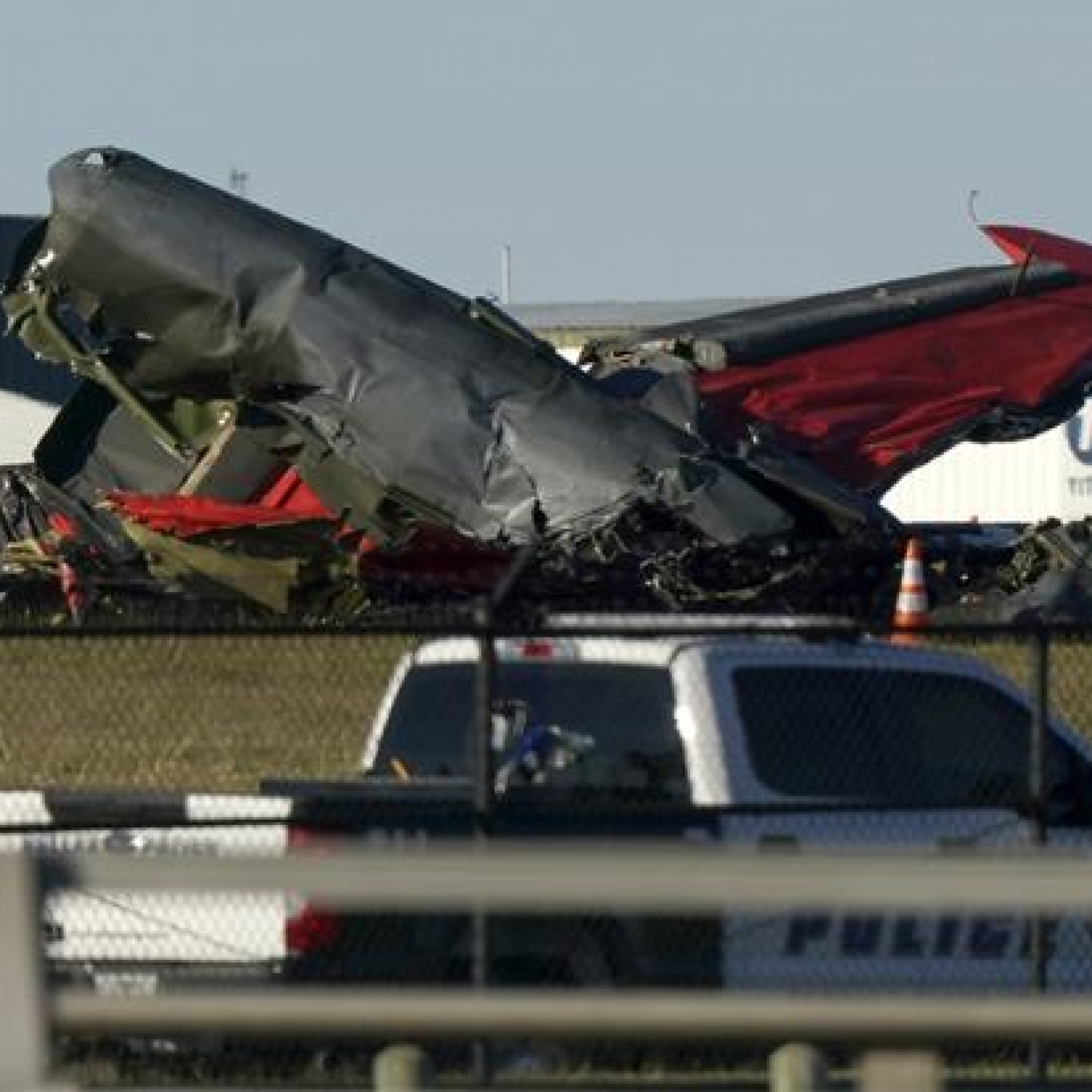 Two vintage World World II planes collide in mid-air during Dallas air show