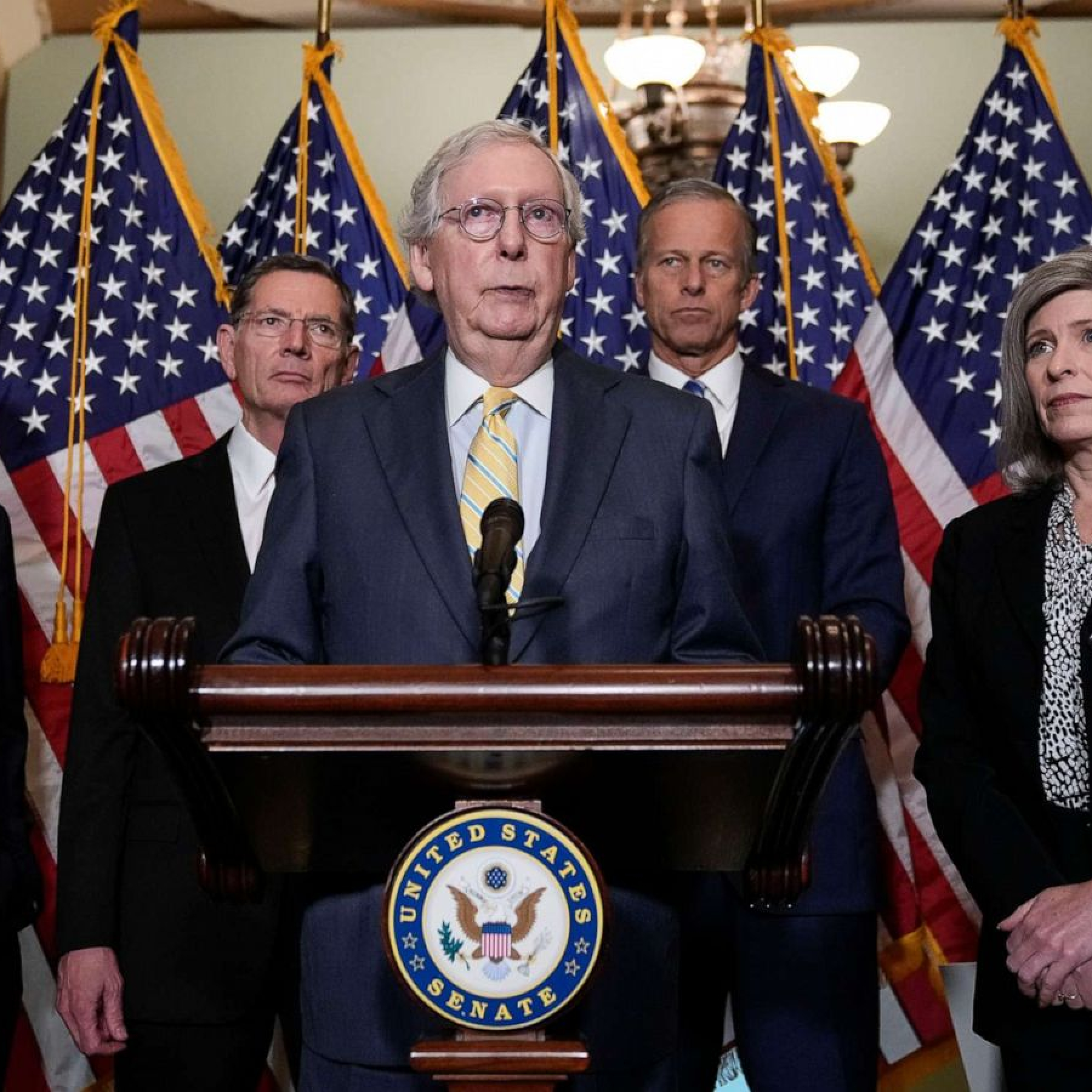 McConnell when asked fails to denounce racist replacement theory