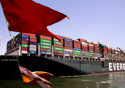 Ever Given: Cargo ship returns through Suez Canal it blocked
