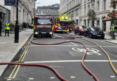 Marylebone fire: Six engines and 40 firefighters called to office block fire as 75 evacuated