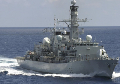 Marking Rare Transit By Non-US Vessel UK Warship Passes Through Taiwan Strait