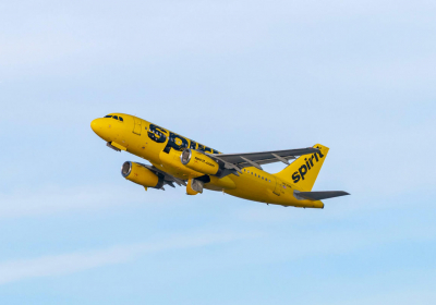 The brakes on a Spirit Airlines plane caught fire after landing in Atlanta