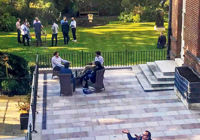 UK PM Boris Johnson Staff Pictured With Wine At Gathering In May 2020: Report