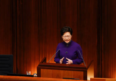 Hong Kong leader urges calm as lockdown fears cause panic buying