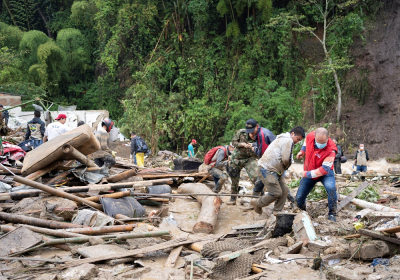 At least 14 dead in Colombian landslide following heavy rain