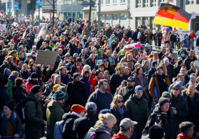 Threats emerge in Germany as far right and pandemic protesters merge
