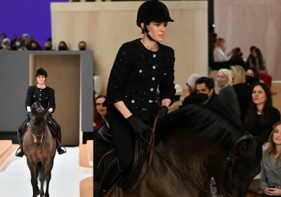 Chanel sends princess on horseback down the runway in Paris