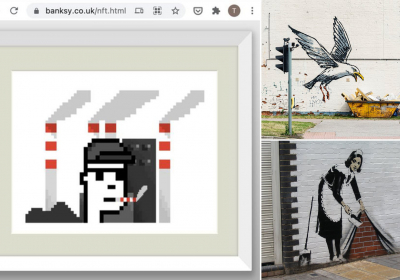 Fake Banksy NFT sold through artists website for £244k
