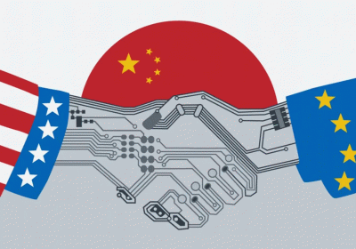 Wary of China US and EU forge alliance on technology