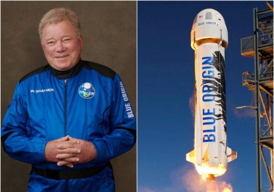 Star Trek star William Shatner 90 rockets into space with Blue Origin