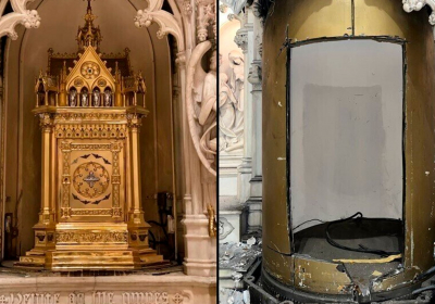 A $2 million relic was stolen and an angel statue was beheaded at a Brooklyn church