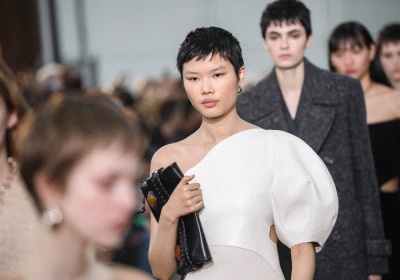 Ecology Ukraine and nuns inspire eclectic Paris fashion