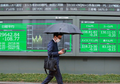 Asian shares sink after inflation-driven retreat on Wall St